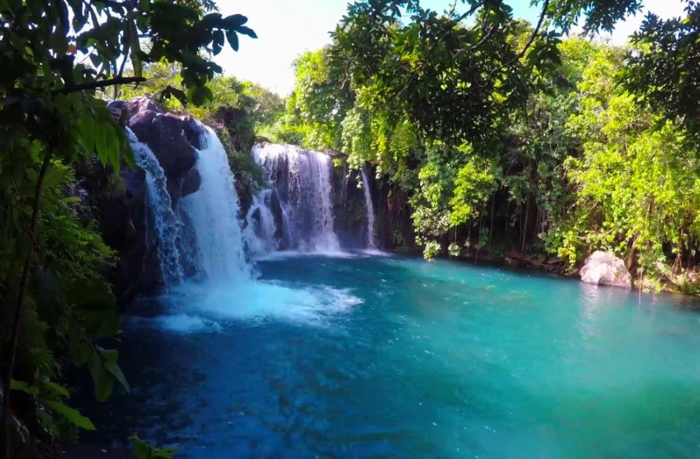 Eau Bleu Waterfall - Exact GPS Location - Visitors Guide to Mauritius